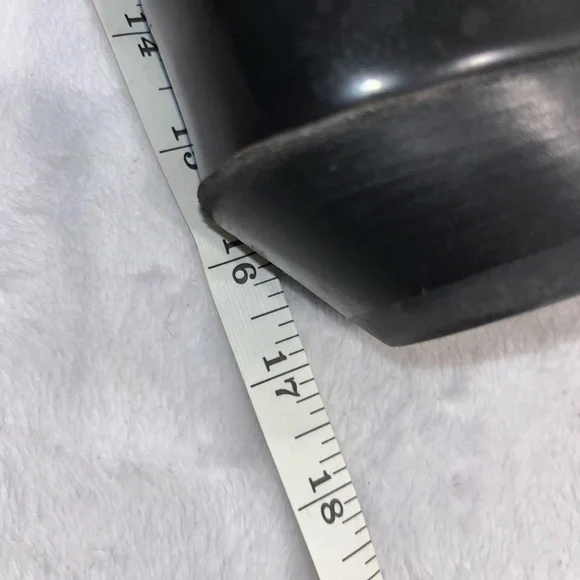 CHLOE Nellie Black Leather Western Knee High Boots Tall Cowboy EU37.5 US7.5 NWOB - Picture 10 of 10